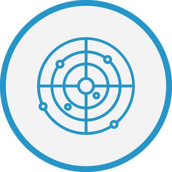 Sonar Sleek Visual Mark vector