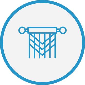 Macrame Modern Interface Badge vector