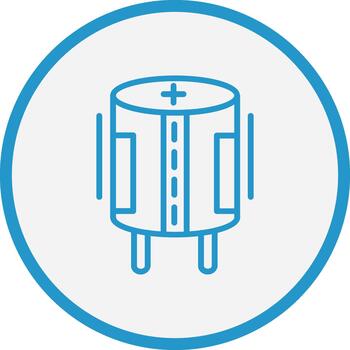 Capacitor Flat UI Form vector