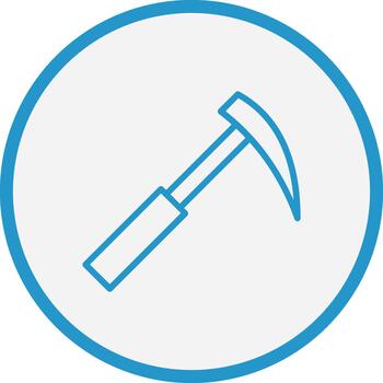 Pick Hammer Custom Line Element vector