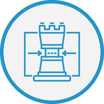 Tactical Advantage Coded UI Symbol vector