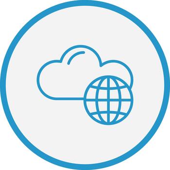 Cloud Flat UI Form vector