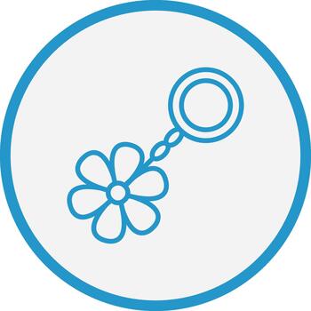 Key Chain Clean Frame Object vector