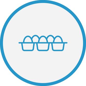 Egg Flat Symbol vector