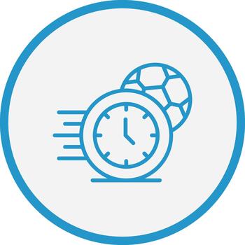 Time Color Block Badge vector