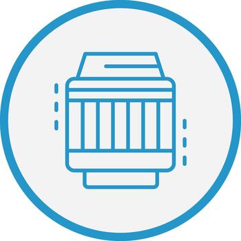 ojo de pez suave ui símbolo vector