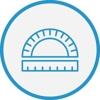 transportador Delgado gráfico forma vector