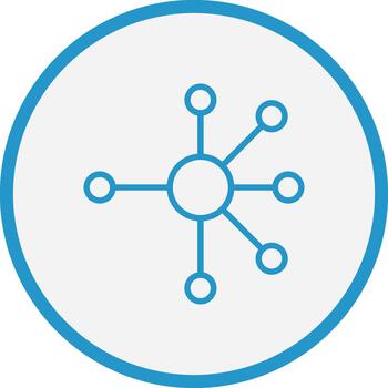 Molecules Compact Web Symbol vector