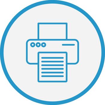 Printer Sharp Edge Visual vector