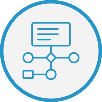 flujo de trabajo digital aplicación concepto vector