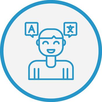 Translator Outlined Frame Object vector