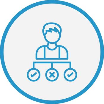 decisión haciendo moderno tecnología objeto vector