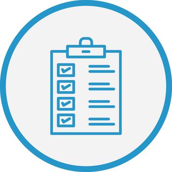 Checklist Futuristic UI Mark vector