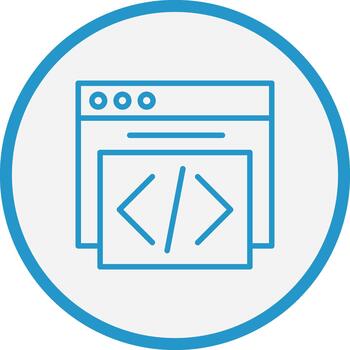 Code Solid Fill Symbol vector