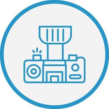 Top View Futuristic UI Mark vector