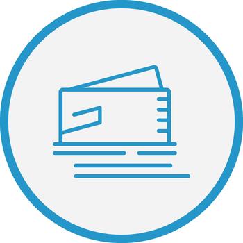 amarillo tarjeta mínimo ui elemento vector