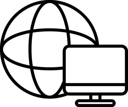 Remote Working Solution vector