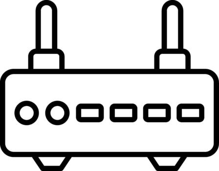 High Speed Router vector