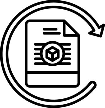 archivo Procesando software vector