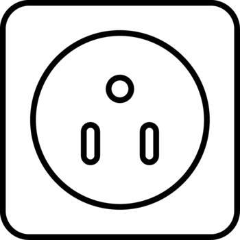 Secure Charging Socket vector