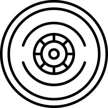 Push Control Button vector