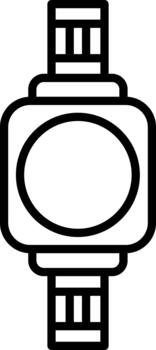 Digital Smartwatch Device vector