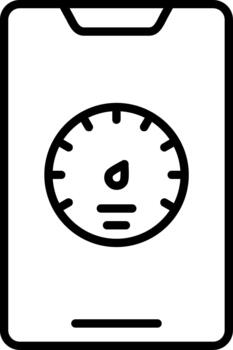 Digital Barometer Sensor vector