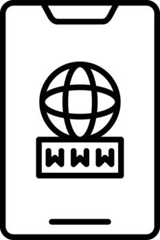 Internet Access Browser vector