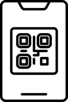 escaneo de código qr vector