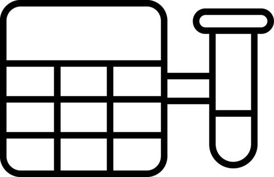 organizado base de datos mesa vector