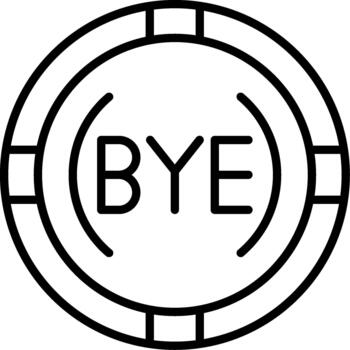 simpático adiós mensaje vector