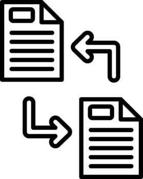 Draft Document File vector