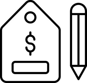 competitivo fijación de precios modelo vector