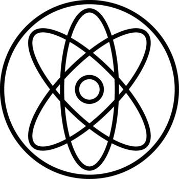 Science Atom Model vector