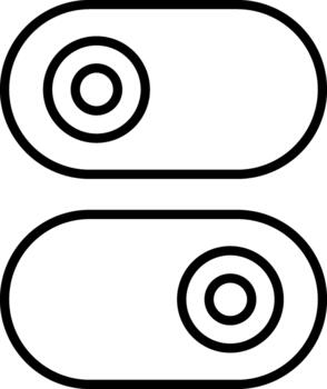 Circular Radio Buttons vector