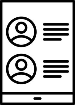 Registration Input Form vector