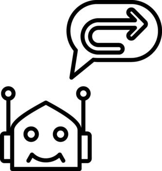 Automated Auto Reply vector