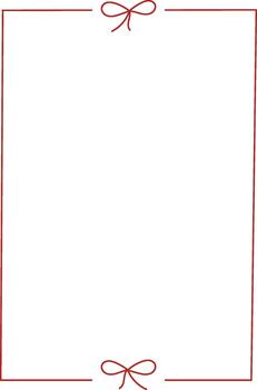 Ribbon Corner Frame with Bows vector