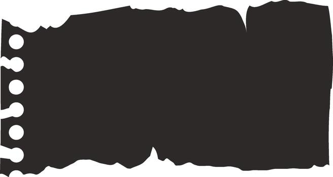 Torn Notebook Paper Strip vector