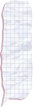 Torn Graph Paper Speech Bubble vector