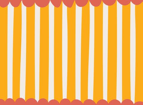 Striped Canopy Pattern Background vector
