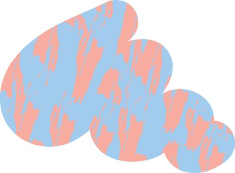 resumen mancha forma con grunge textura vector