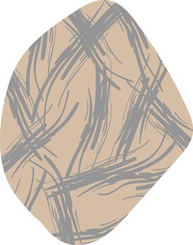 Abstract Scribble Brush Pattern Shape vector