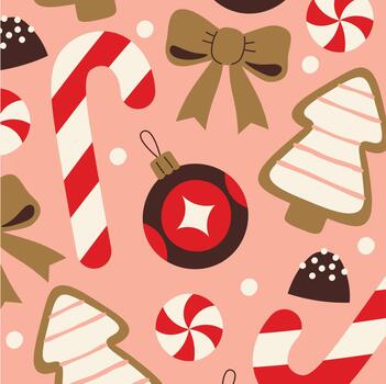 Christmas Pattern Seamless Background vector