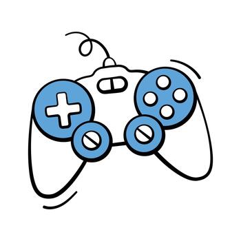 Ready to use icon of game controller., vector