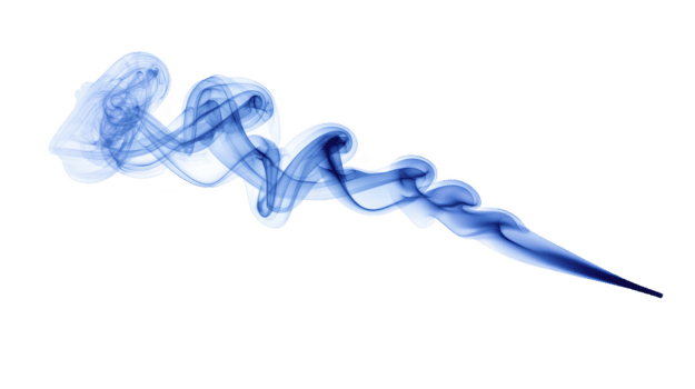 blauw rook kolken abstract Aan transparantie achtergrond, delicaat piekerig patroon, modern kunst, rustig en etherisch, geschikt voor ontwerp, ontspanning, of meditatie thema's png