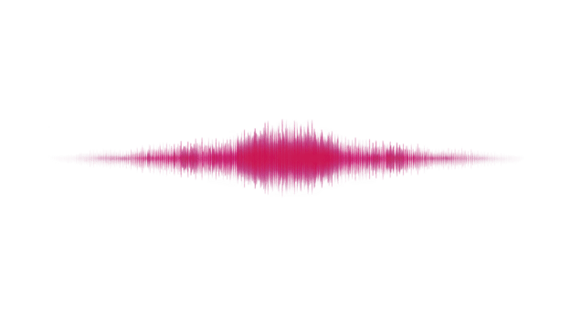 rosa ljudvåg audio vågform isolerat på transparent bakgrund digital utjämnare abstrakt frekvens modern teknologi musik visualisering energisk och dynamisk design png
