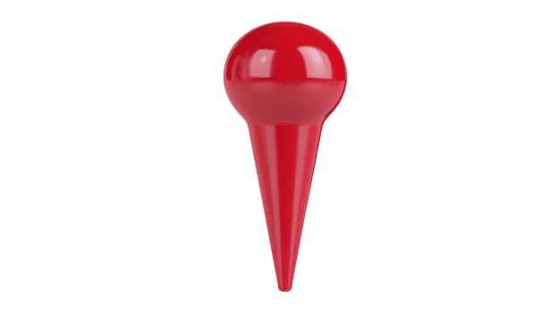 röd Karta stift markör med glansig Avsluta, isolerat på genomskinlighet bakgrund, Begagnade för navigering, plats märkning, och resa planera, symboliserar riktning och destination png