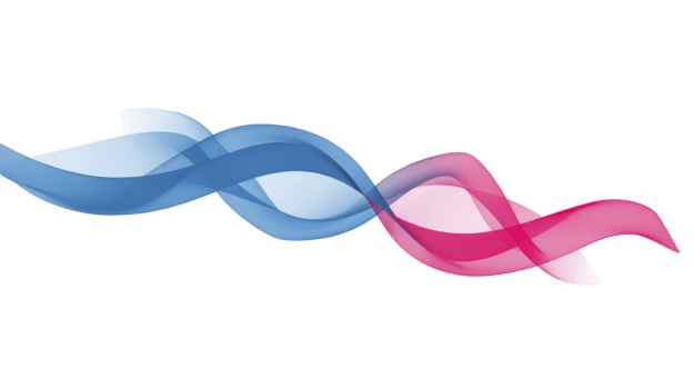 blå Vinka rosa Vinka abstrakt transparent strömmande slät modern lutning dynamisk bakgrund skapa känsla av rörelse och energi i detta digital illustration png