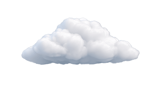 soffice bianca nube galleggiante nel cielo, morbido e arioso con sognante, tranquillo, calmo atmosfera, isolato su trasparente sfondo per creativo design uso png